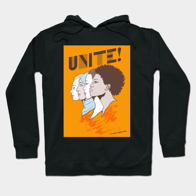 Unite! Hoodie by Moss Moon Studio